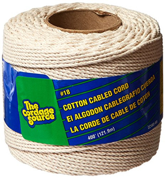 ORION ROPEWORKS INC 400' #18 COTTON CABLE CORD