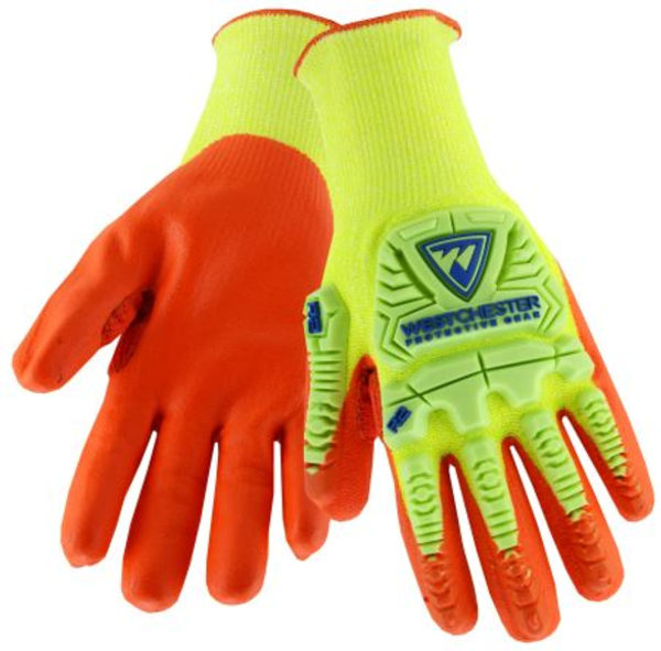 PIP HI VIS YELLOW HPPE ORANGE FOAM NITIRLE PALM