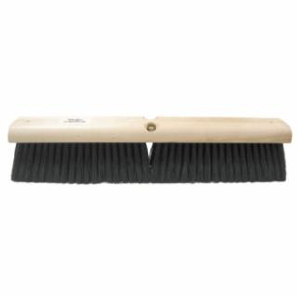 Weiler 42037 24" Med.Sweep Floor Brush Black Synth