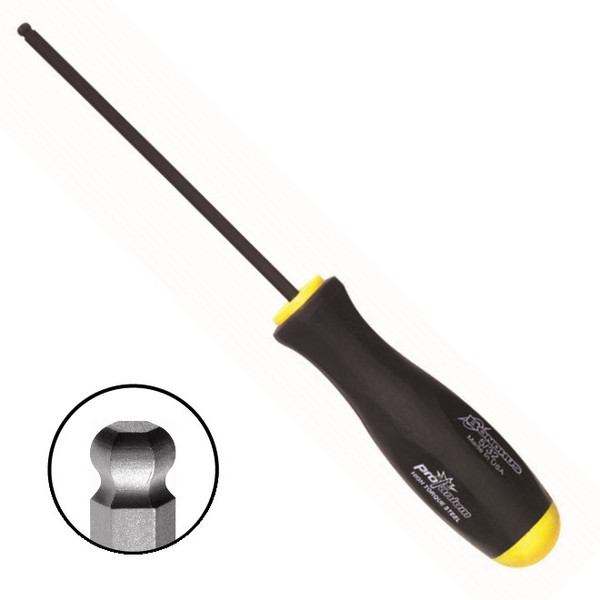 EXTRA LONG BALL END HEXSCREWDRVR 3/32X13-5/16"