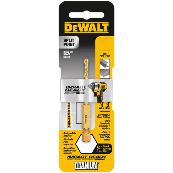 DEWALT 1/8 IN TITANIUM IR DRILLBIT