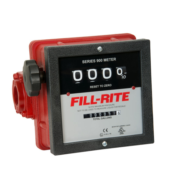 FILL-RITE SERIES 900 BASIC METER W/1" INLET & OUTLET 40GP