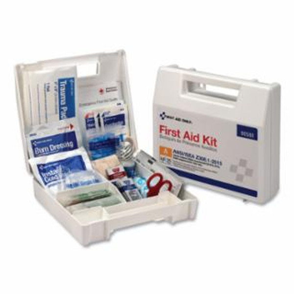 FIRST AID ONLY 25 PERSON FIRST AID KT ANSI A  PL CA W/DIVIDERS