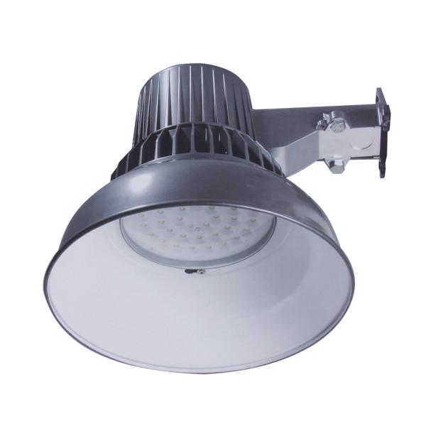 IDC PALADIN HONEYWELL LED SEC BARN LIGHT TIT GRY W/MATCHING MET SHADE