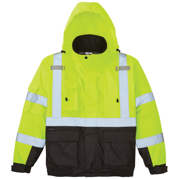 Klein Tools 60501 High-Visibility Winter Bomber Jacket, 2XL