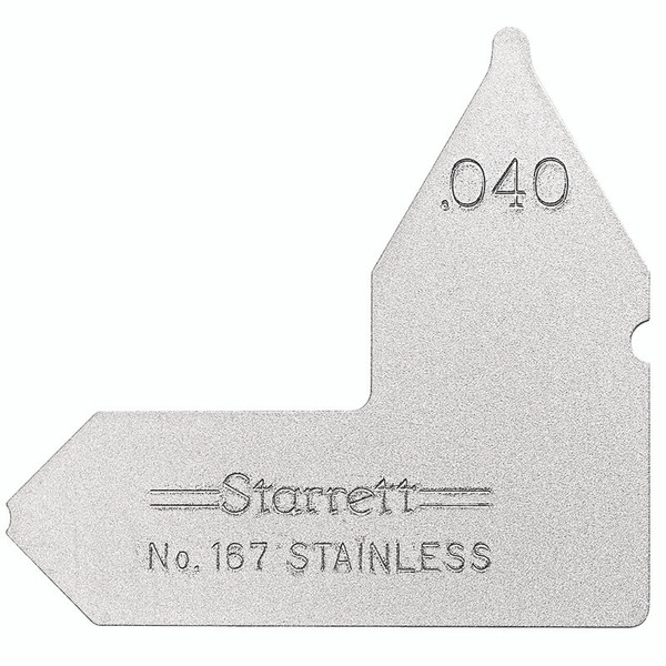 L.S. STARRETT 167-040 .040" RADIUS GAGE