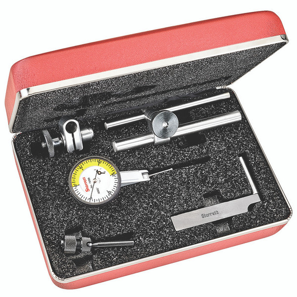 L.S. STARRETT .060"RANGE WHITE DIAL IN