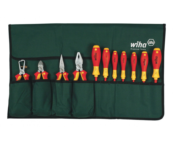 WIHA TOOLS INSULATED 11 PC PLIERS/CUTTERS/DRIVERS