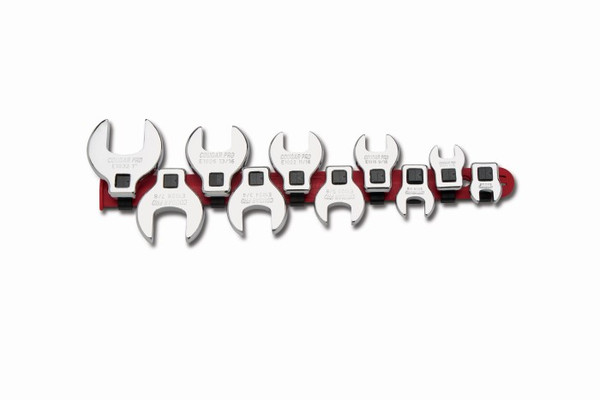 Wright Tool E700 10 Pc. Crowfoot Wrench Set 3/8" - 1" (1 ST)