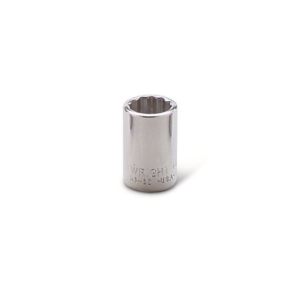 15MM 3/8"DR 12PT STANDARD SKT CHROME