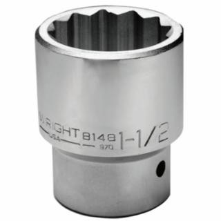Wright Tool 8152 1-5/8" 1" Drive 12 Point Standard Socket