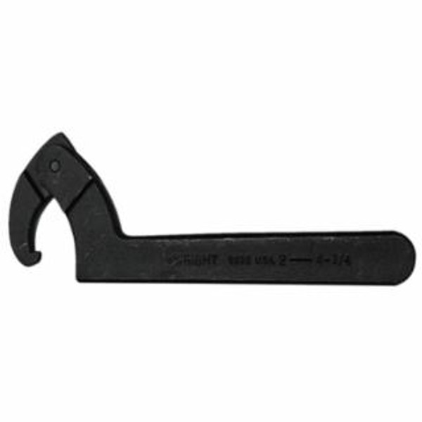 WRIGHT TOOL 4-1/2" TO 6-1/4" ADJ. HOOK SPANNER WRENCH-5/16