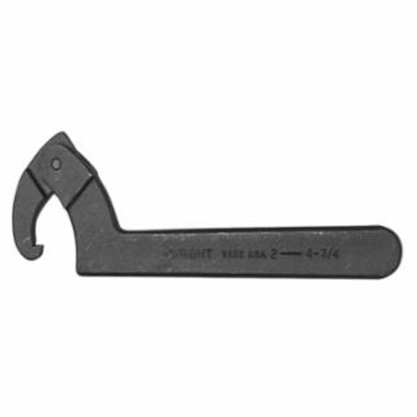 WRIGHT TOOL 6-1/8"-8-3/4" BLACK ADJUSTABLE HOOK SPANNER WRE