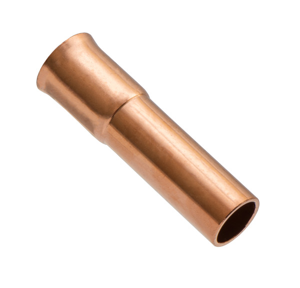 22-62Ss: 5/8" Slide-On Short Stop Copper Mig Nozzle