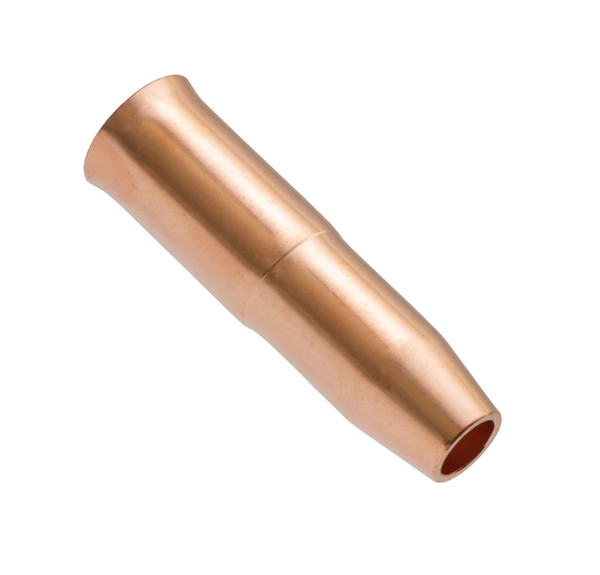 24A-50: 1/2" Slide-On Adjustable Copper Mig Nozzle