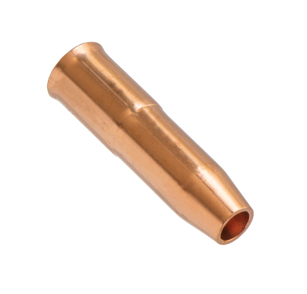24A-50Ss: 1/2" Slide-On Short Stop Copper Mig Nozzle