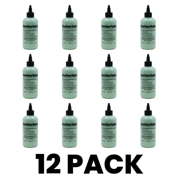 Anchorlube 8 oz, All-Purpose Metalworking Lubricant - No Oil 12 Pack