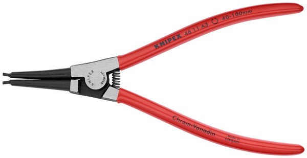 Knipex External Snap Ring Pliers-Forged Tips 4611A3SBA