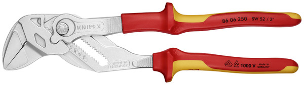 KNIPEX Pliers Wrench-1000V Insulated 8606250US