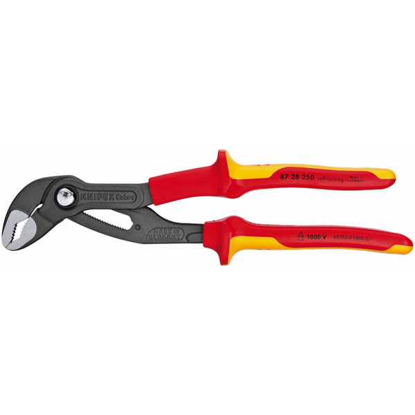 Knipex Cobra Water Pump Pliers-1000V Insulated 8728250SBA