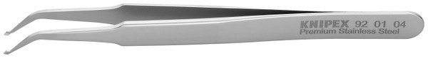 Knipex Premium Stainless Steel Positioning Tweezers-45Angled-SMD 920104