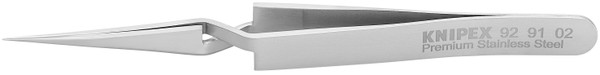 Knipex Premium Stainless Steel Gripping Cross-Over Tweezers-Needle-Point Tips 929102
