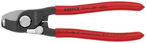 Knipex 95 41 165 Multifunctional Cable Shears with Stripper