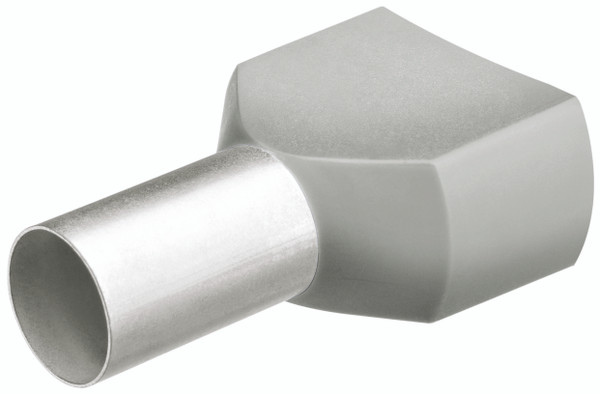 Knipex 12 AWG (4.0 mm²) Twin Wire End Ferrule With Collar 9799375