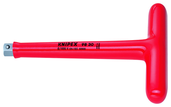 KNIPEX T-Handle, 3/8" Drive-1000V Insulated 9830