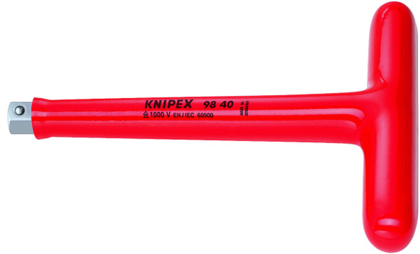 KNIPEX T-Handle, 1/2" Drive-1000V Insulated 9840