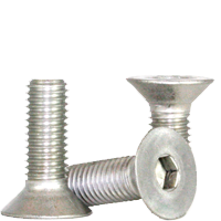 1/4"-20 x 3" Flat Head Socket Cap Screw, 316 Stainless Steel, Fully Threaded, Qty 100