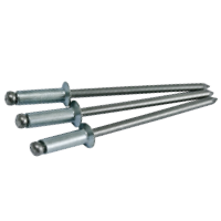 Sscs 4-5 1/8 (.251-.312) x 0.438 Stainless Steel 304 / Steel Countersunk Blind Rivets, Qty 500