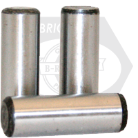 7/8" x 3 1/2" (58-62 Hrc) Dowel Pins, Alloy, Thru Hardened, Qty 10