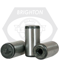 1/2" x 2 1/2" Dowel Pins, Pull-Out, Through Harened, Plain Finish, Alloy Steel, Qty 20