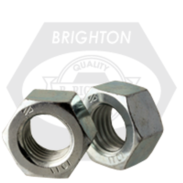M30-3.50 DIN934, Coarse, Metric Hex Nut Class 10 DIN 934, Coarse, Zinc Cr+3, Qty 25