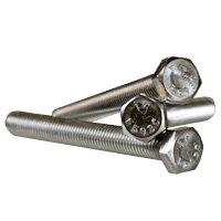 1"-8 x 4" Hex Cap Screws, 316 Stainless Steel, Fully Threaded, Coarse, ASTM F593, Qty 20