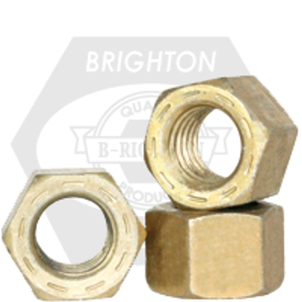 3/4"-16 L-9 Hex Nuts, Fine, Alloy, Cad. Yellow & Wax (U.S.A.), Qty 20