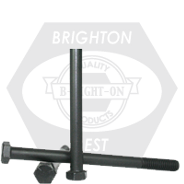 9/16"-18 x 5" Hex Cap Screws Grade 8, Fine, Alloy, Plain, Partially Threaded, Qty 25