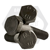 M18-1.50 x 80 mm Hex Cap Screws, Metric Class 10.9, Plain Finish, Partial Thread, Extra Fine, Alloy Steel, DIN 960, Qty 25