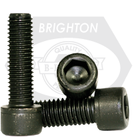 M24-3.00 x 270 mm Socket Head Cap Screws, Metric Class 12.9, Thermal Black Oxide, Partial Thread, Coarse (UNC), ISO 4762 / DIN 912, Qty 5