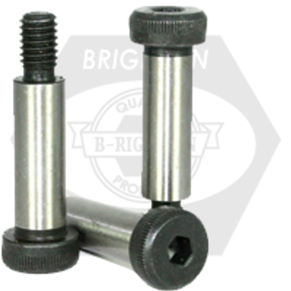 M8-M6 x 8 mm Socket Shoulder Screws, Coarse, 12.9 ISO 7379 Thermal Black Oxide, Qty 50