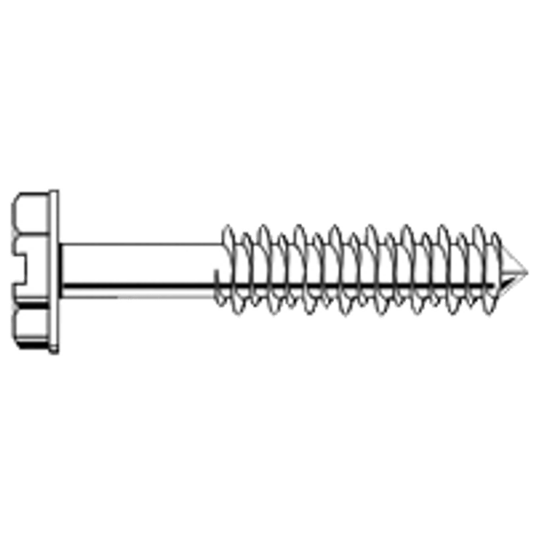 1/4" x 3 1/4" Trim Head Phil, Bronze Tapking Sd Concrete Screws, Durablecoat, Qty 100