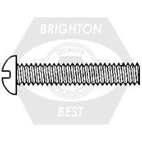 #10-32 x 1" Machine Screws, Phillips Round Head, 304 Stainless Steel, Full Thread, Fine (UNF), Qty 500