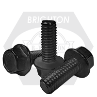 M12-1.75 x 45 mm Hex Flange Bolts, Non-Serrated, Metric Class 10.9, Plain Finish, Partial Thread, Coarse (UNC), DIN 6921, Qty 50