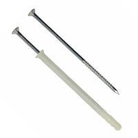 MNA-S M8 x 120 mm Mungo Hammer Screw w/ Countersunk Collar # 1122812S, Qty 100