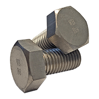 1 1/8"-7 x 6" 304 Stainless Steel B8 Heavy Hex Head Cap Screw, ASTM A193 Class 1, Partially Threaded, Qty 8
