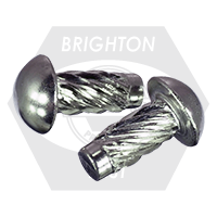 #8 x 1/2" Drive Screws, Round Head, Type U, 304 Stainless Steel, Qty 500