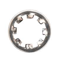 5/16" Internal Tooth Lock Washer, 400 Series Stainless Steel, Qty 100