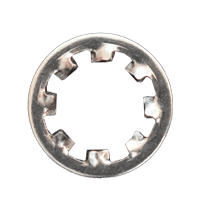 5/8" Internal Tooth Lock Washer, 400 Series Stainless Steel, Qty 50