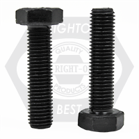 3/8"-16 x 3 1/4" Hex Cap Screws, Grade 5, Coarse, Plain (China), Partially Threaded, Qty 325